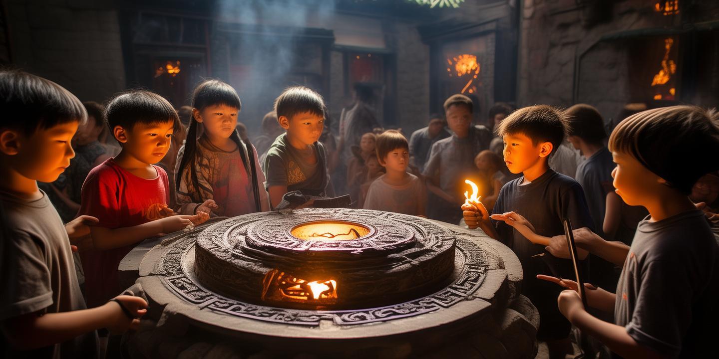唐县古中山国遗址推出“青铜器翻模工坊”,让孩子体验古法铸造饕餮纹印章