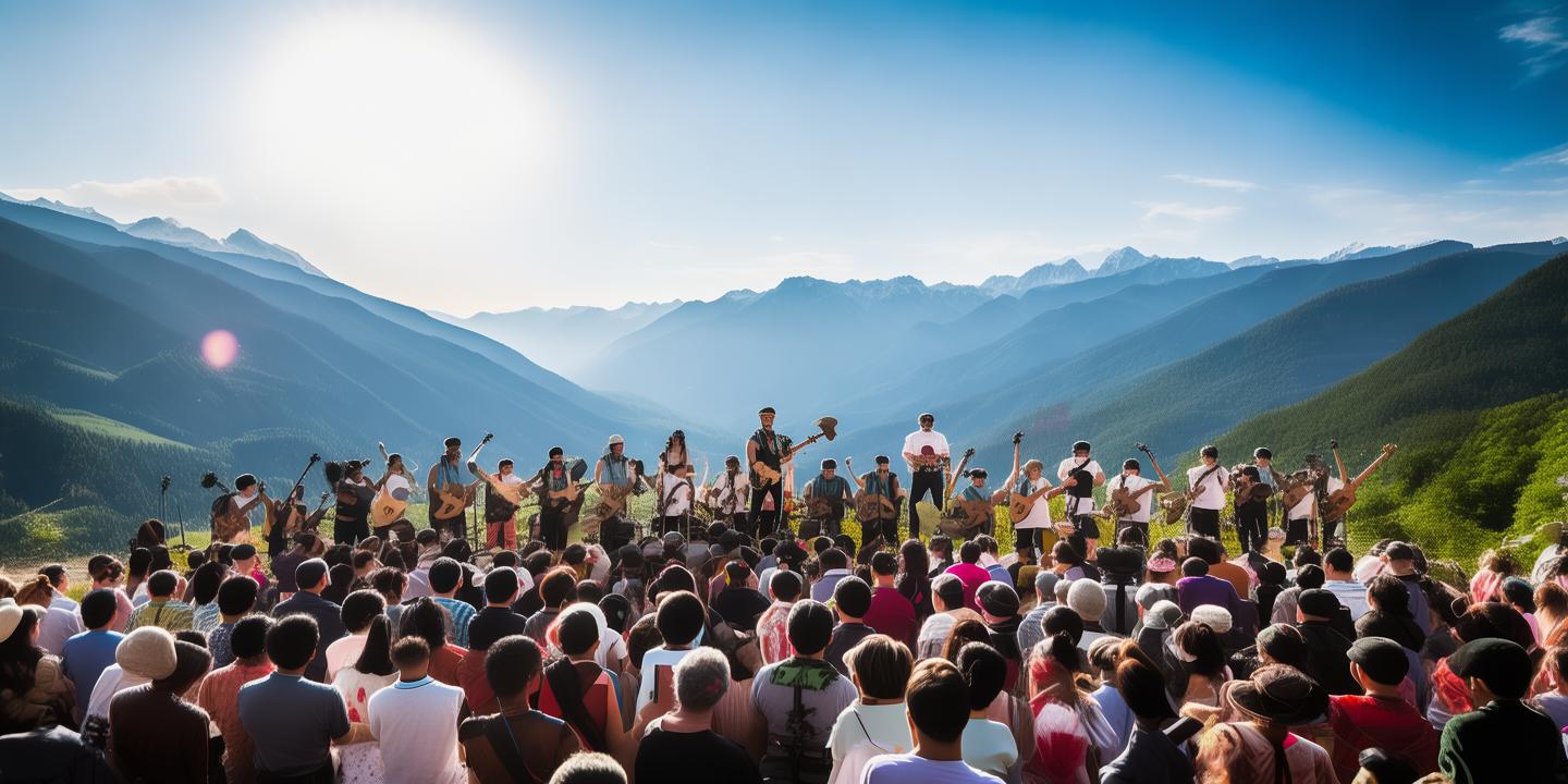 涞源白石山地质民谣音乐季盛大启幕,摇滚乐队与山民对歌破圈共赏自然之美