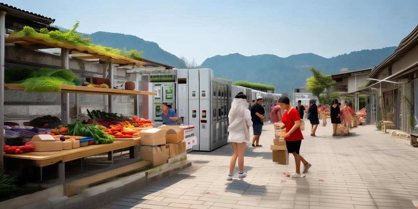 阜平县易地搬迁社区试点“数字菜篮”,App下单自提柜取平价菜,创新服务模式助力乡村振兴